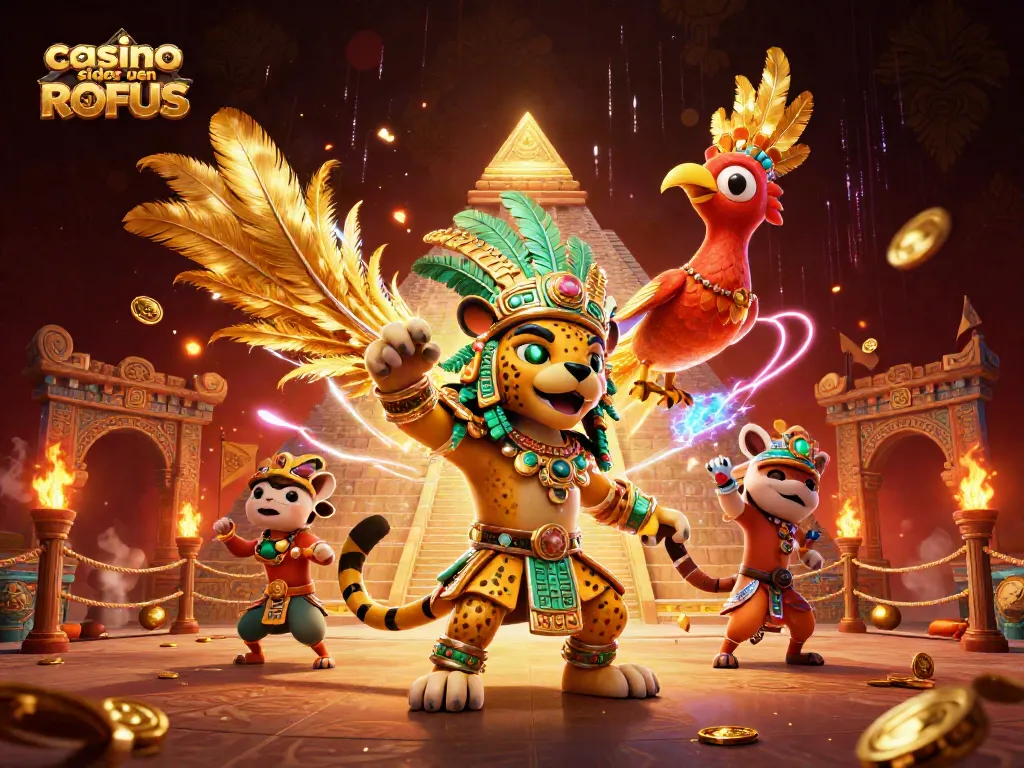 Bet on thrilling games at casino sider uden ROFUS with vibrant, dynamic characters and elements.