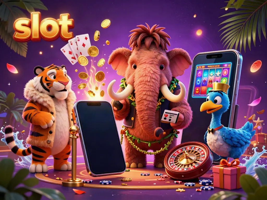 Engage with the finest slot gaming experience amid vibrant casino characters and dynamic elements.