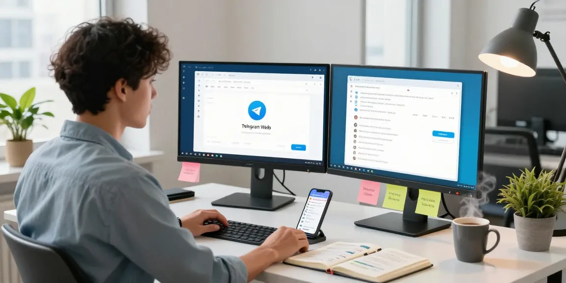 Utilizing Telegram Web Version in a modern digital workspace for effective communication and productivity