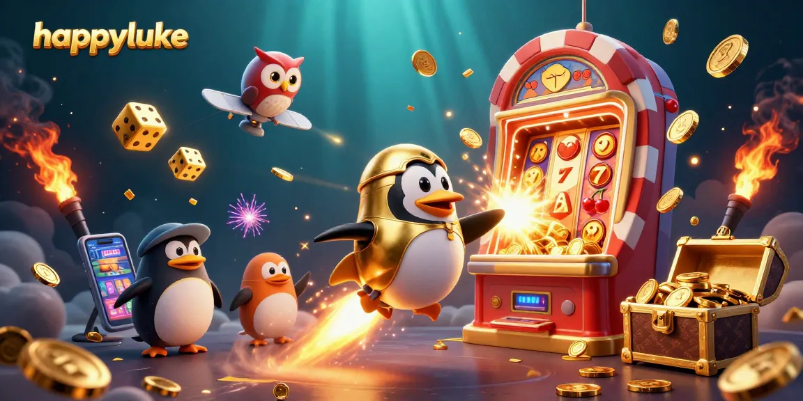 Join the fun at happyluke with thrilling casino games amidst a colorful universe!