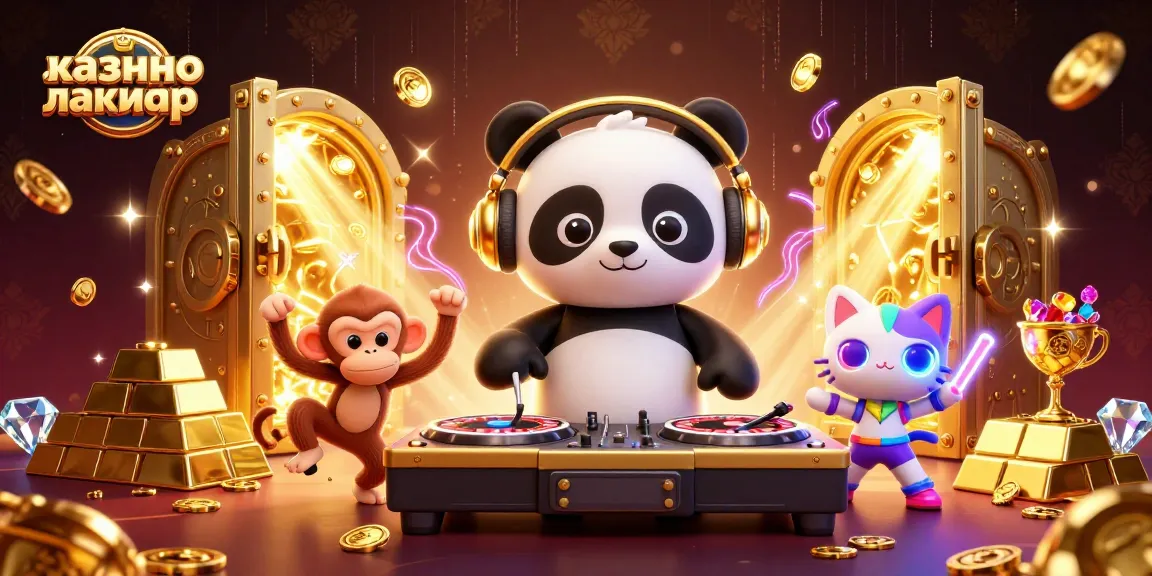 Spin and win at казино лакибир with a dynamic DJ panda and dazzling gold treasures!
