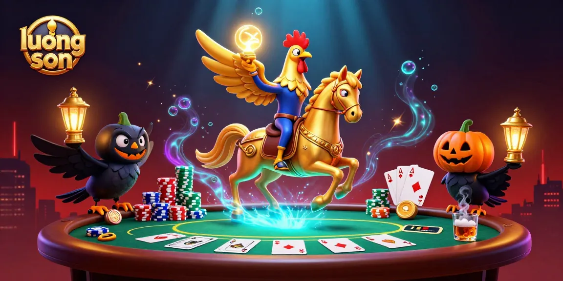 Engage with the thrilling atmosphere of luong son in a dynamic casino setting featuring vibrant characters.